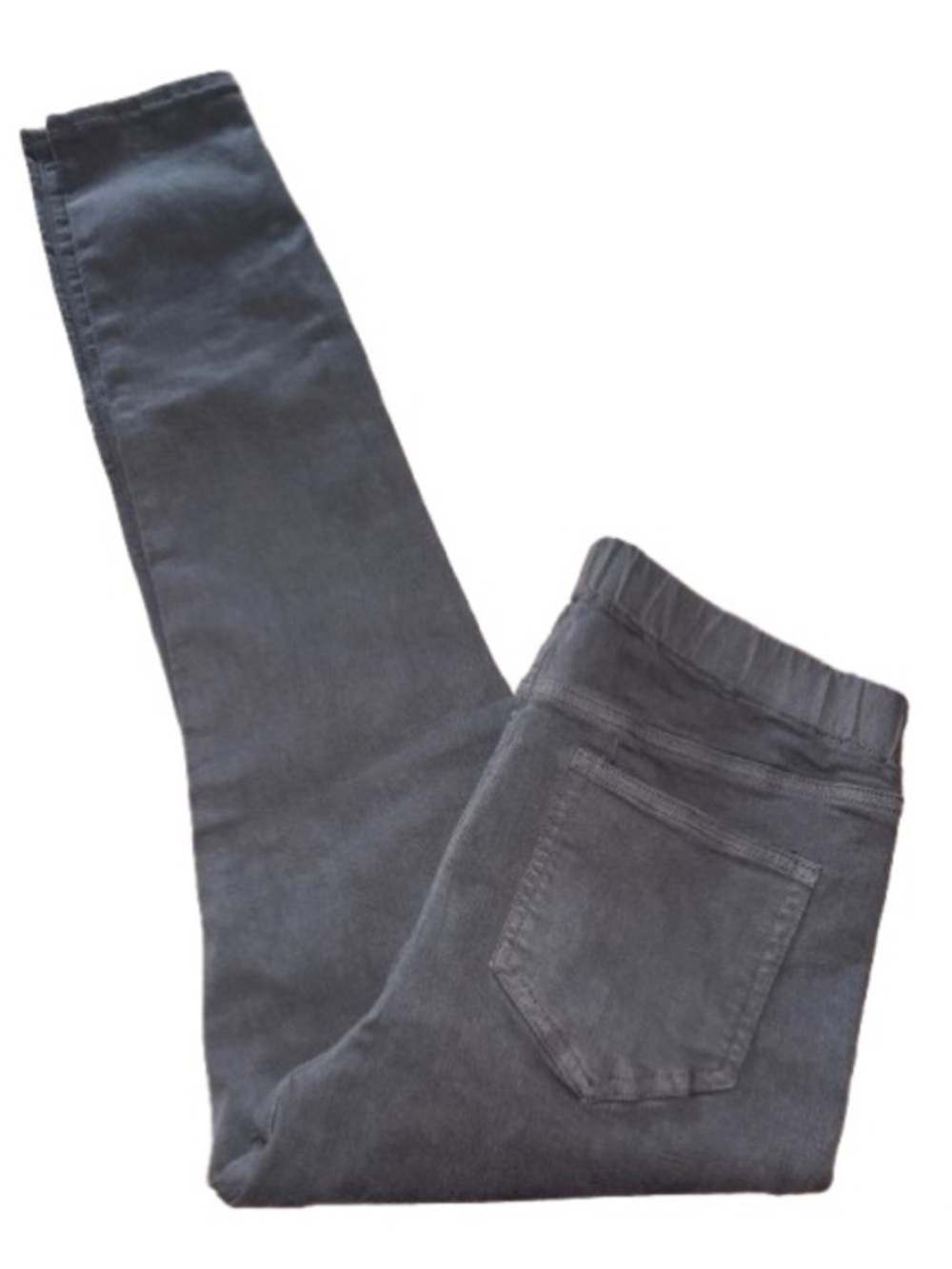 Lands' End Charcoal high rise Pull-On skinny Jean size 10
